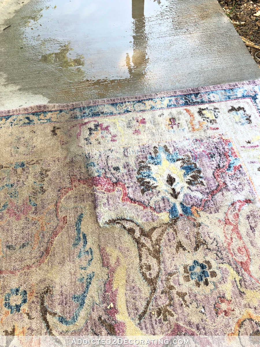How To Clean An Area Rug The Fun Way! (Hint: Get Out Your Power Washer)