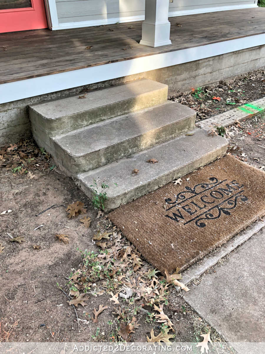Out With The Old (Sidewalk), In With The New! - Addicted 2 Decorating®