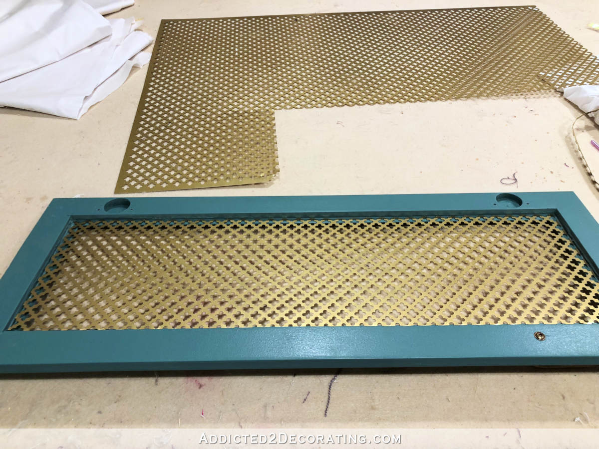 How To Add Wire Mesh Grille Inserts To Cabinet Doors The Easy And