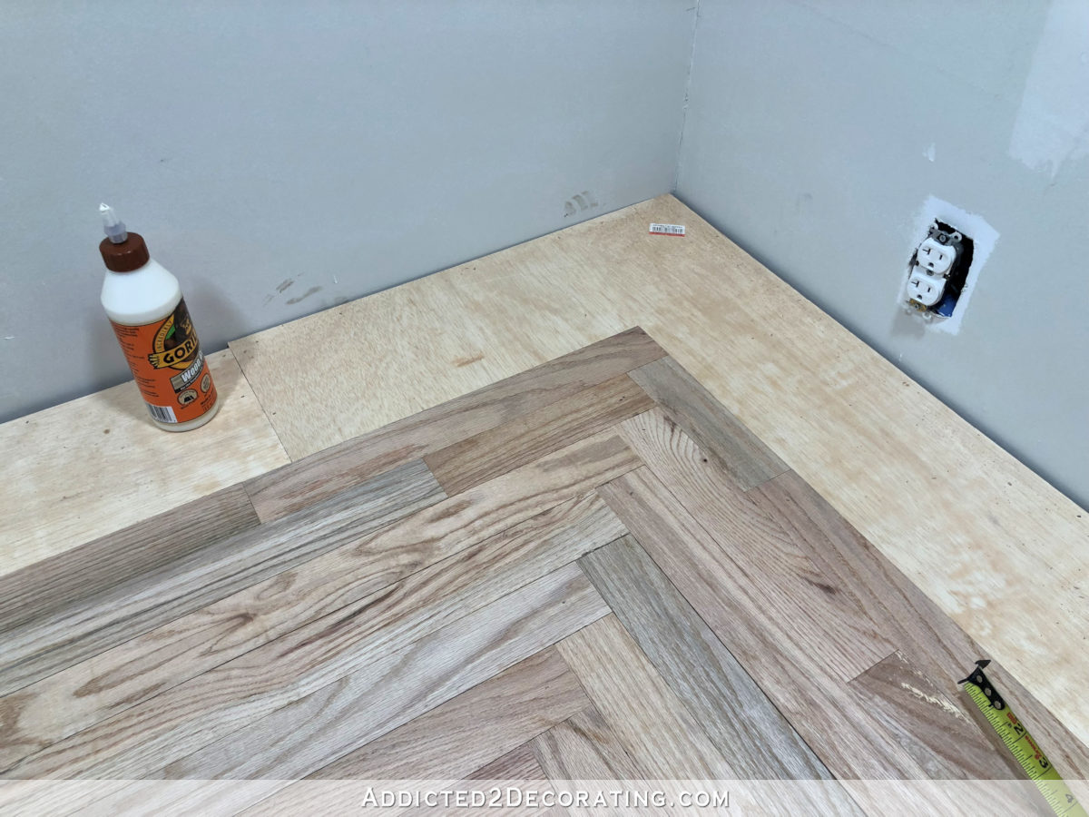 Diy Butcherblock Style Countertop Made From Red Oak Solid Hardwood