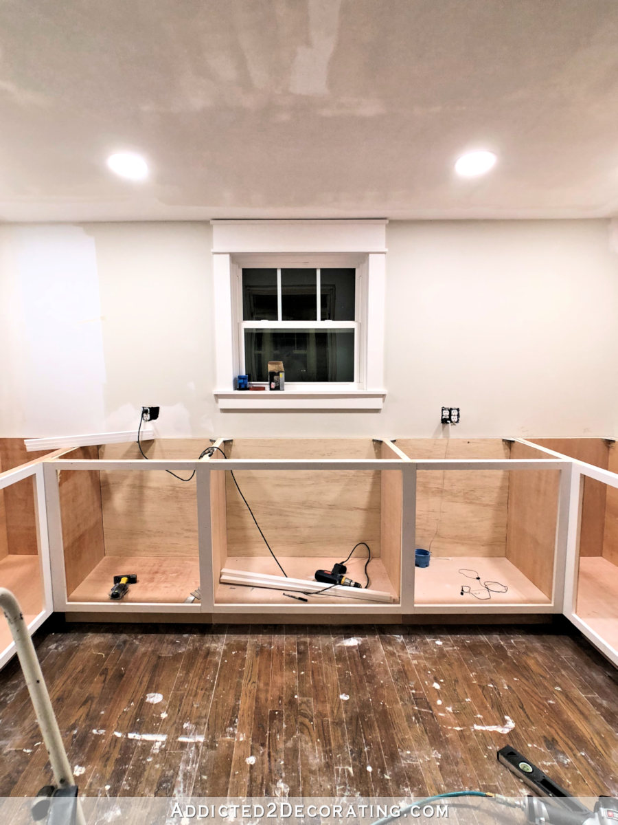 Diy Butcherblock Style Countertop Made From Red Oak Solid Hardwood