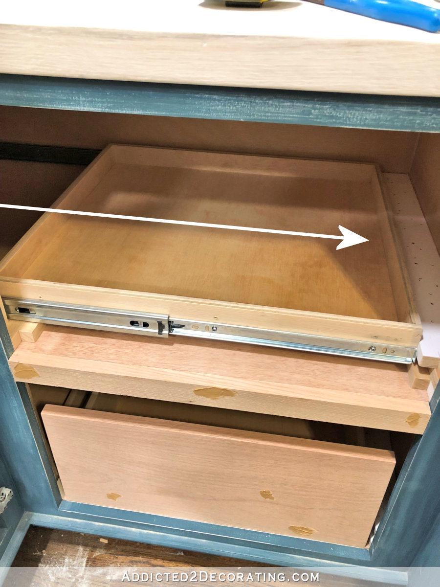 How To Build Pull Out Shelves For a Blind Corner Cabinet