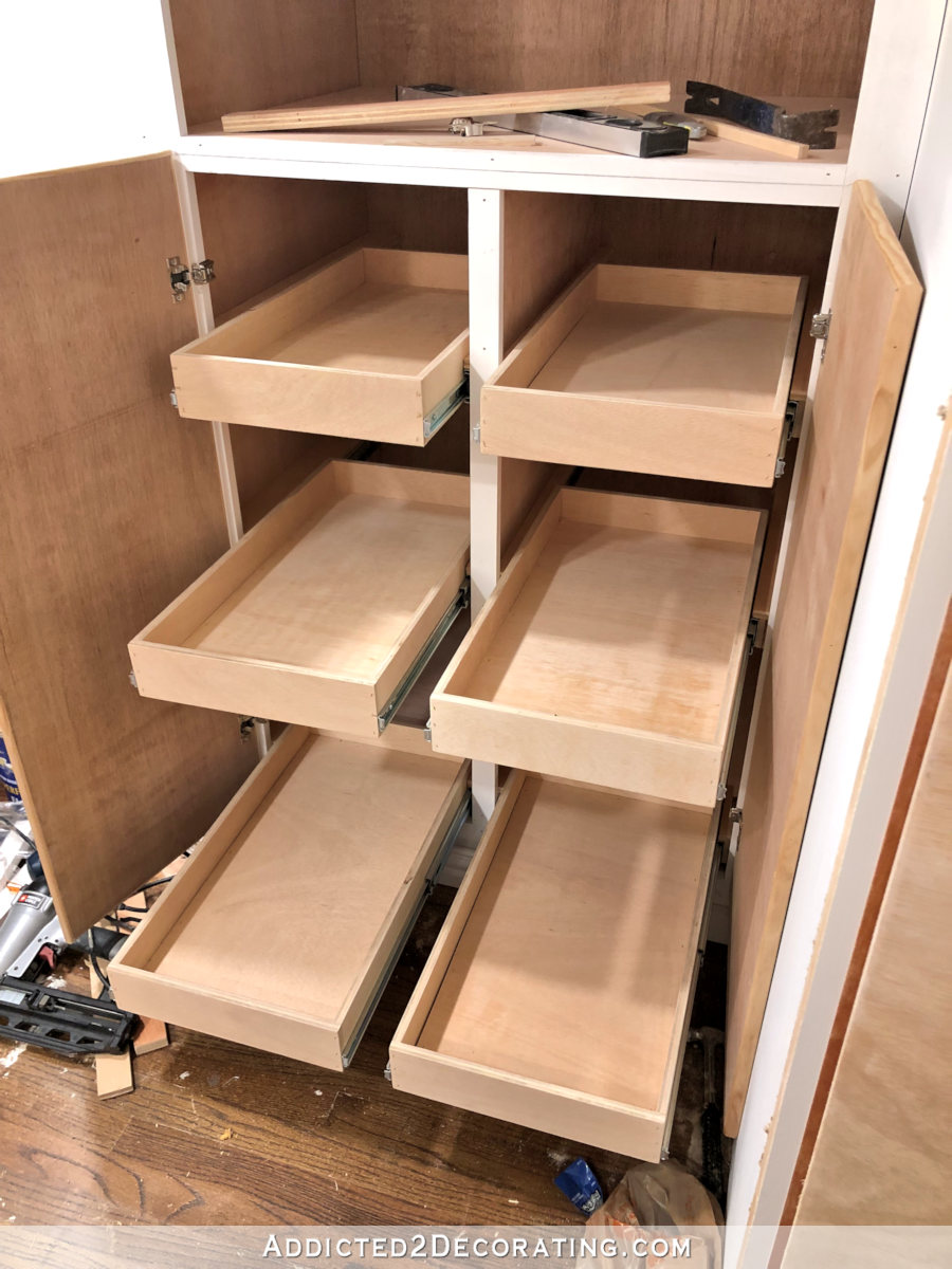 My amazing pantry makeover with pullout storage drawers - The Interiors  Addict
