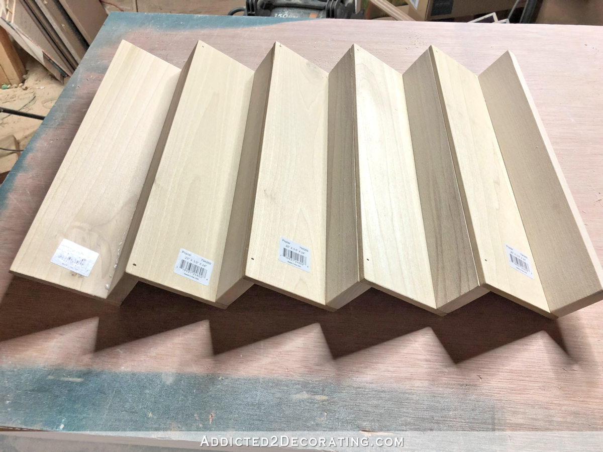 How to make a DIY tiered spice drawer insert - step 5 - attach tiers together