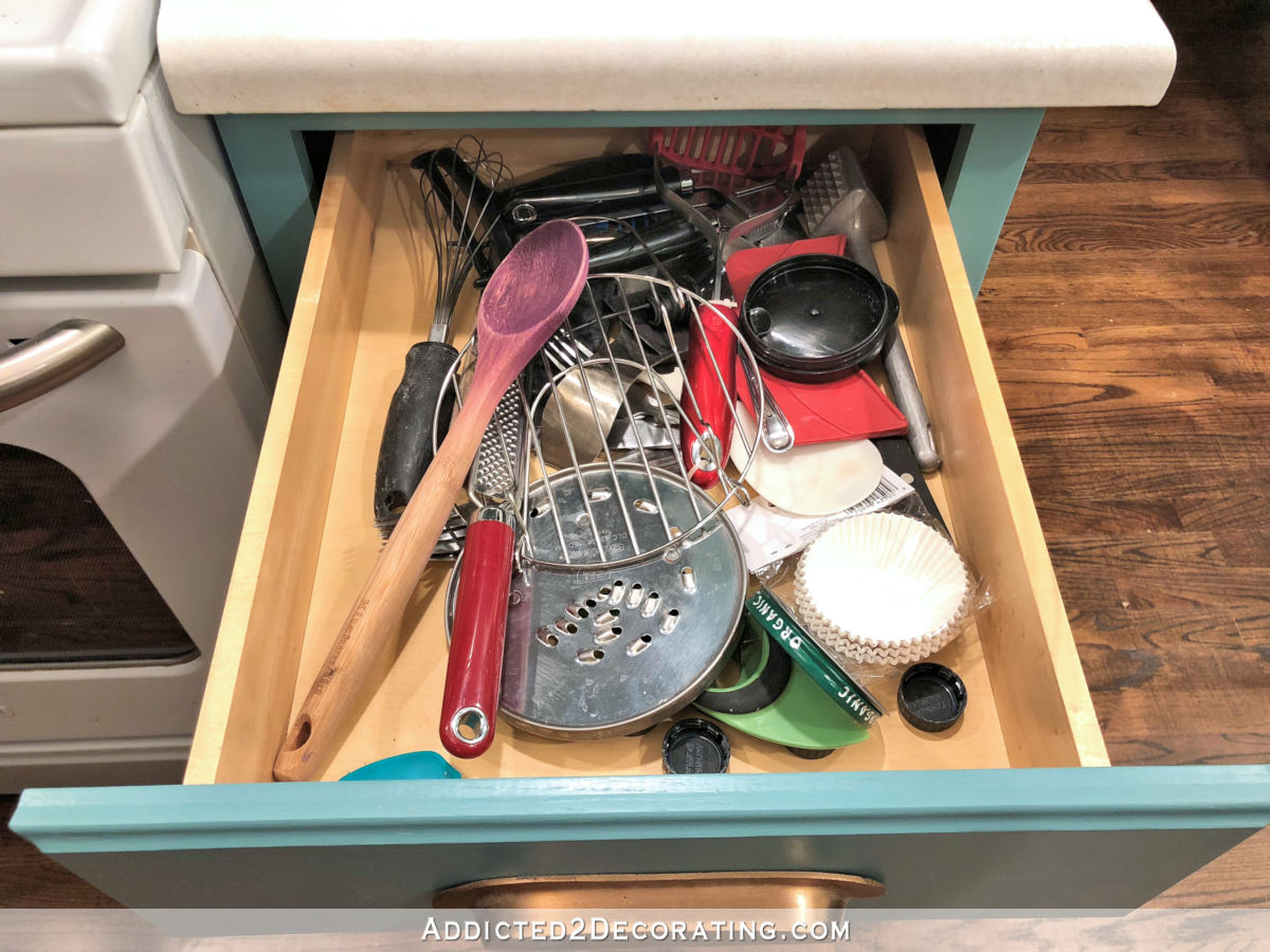 Spice Drawer with DIY Insert - Life with Less Mess