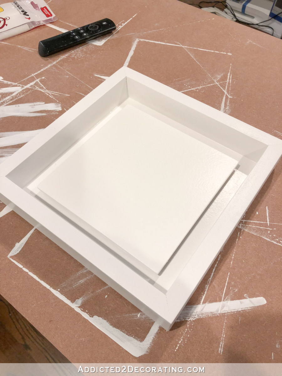 DIY Shadow Box Frame (And My Artwork Fail)