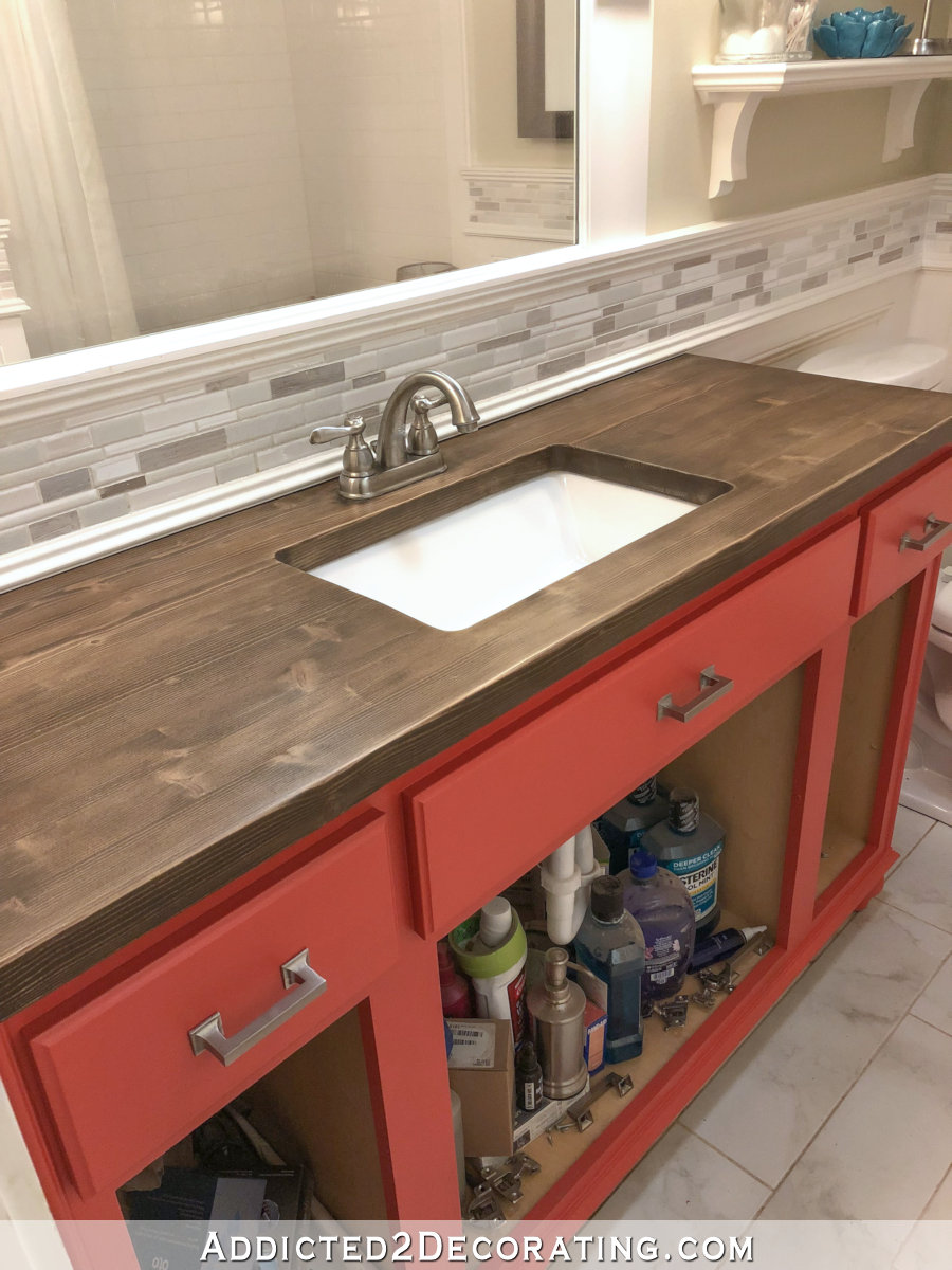 How To Refinish Pine Wood Countertops Addicted 2 Decorating