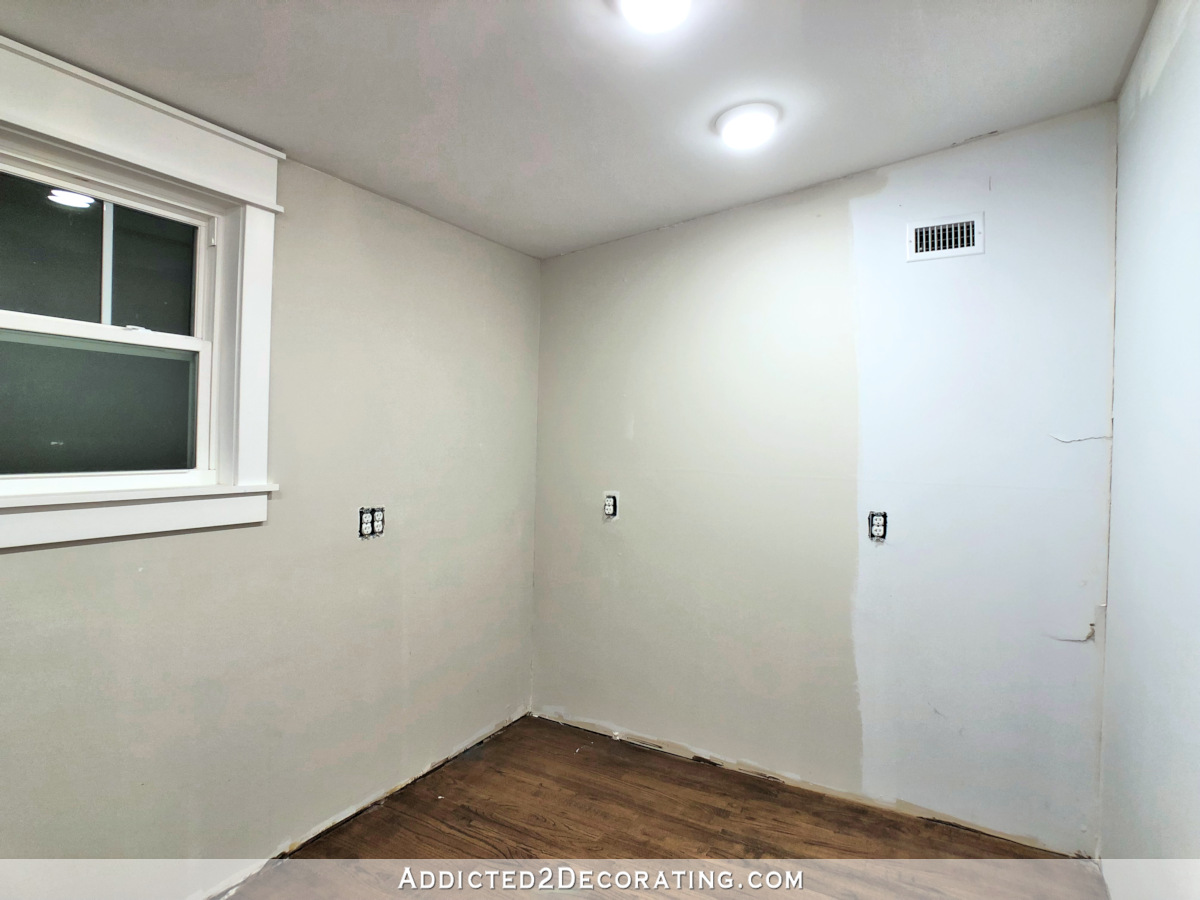 empty pantry before remodel began