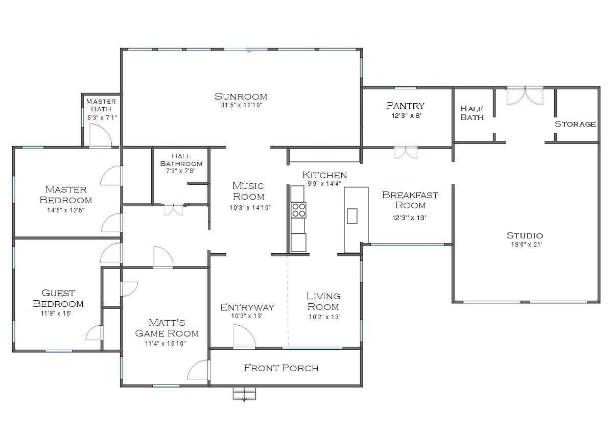 About The Addition (Master Bedroom, Laundry Room and