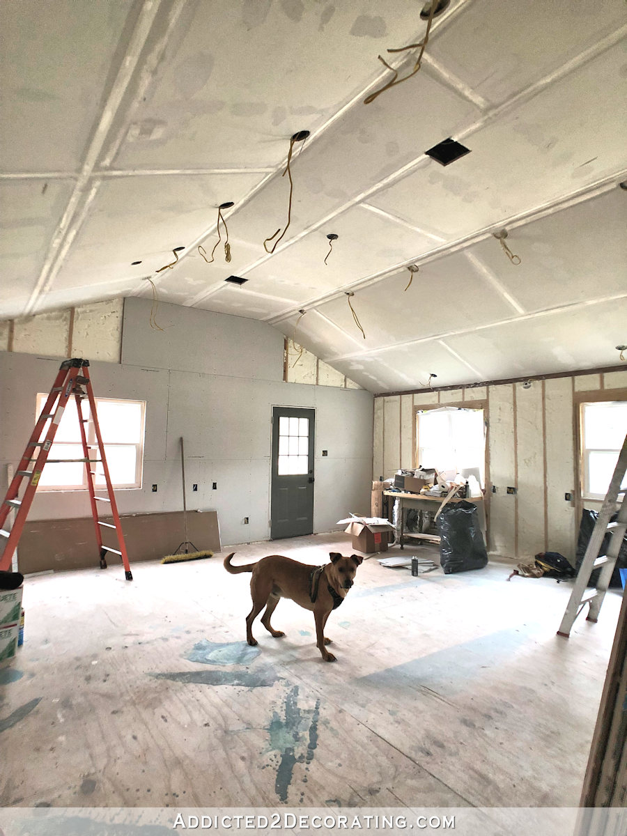 Studio Progress – We Have Drywall!