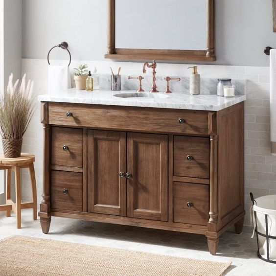 vanity inspiration from Signature Hardware