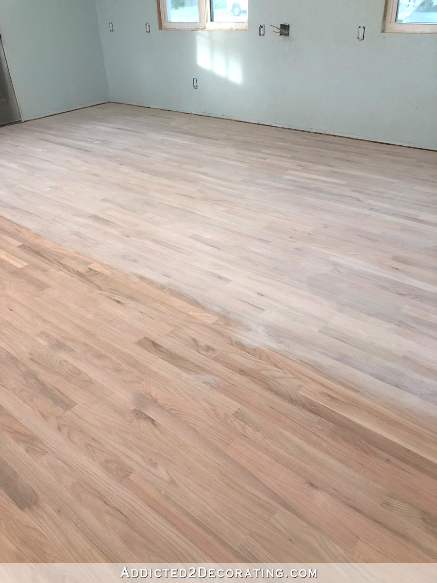 Diy Whitewashed Red Oak Studio Floor