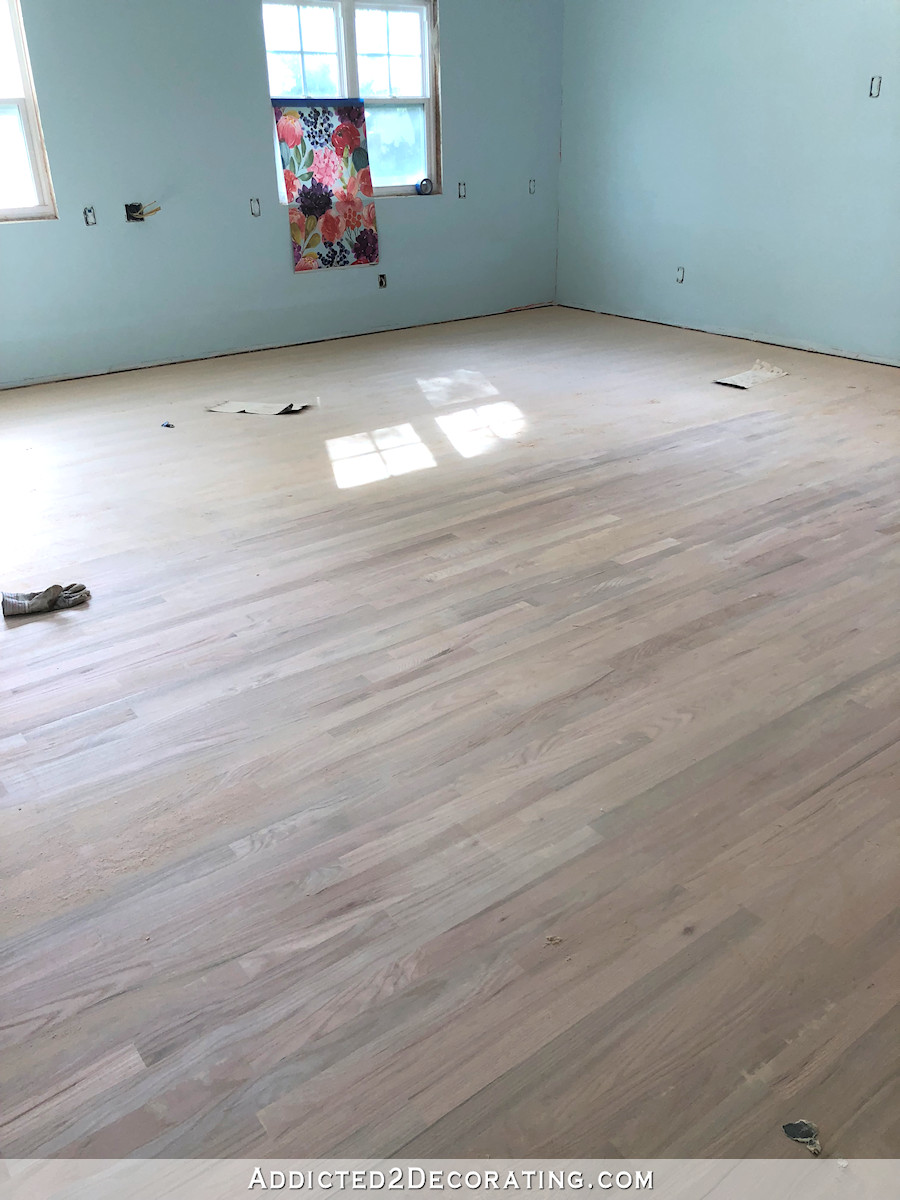 studio floors after sanding