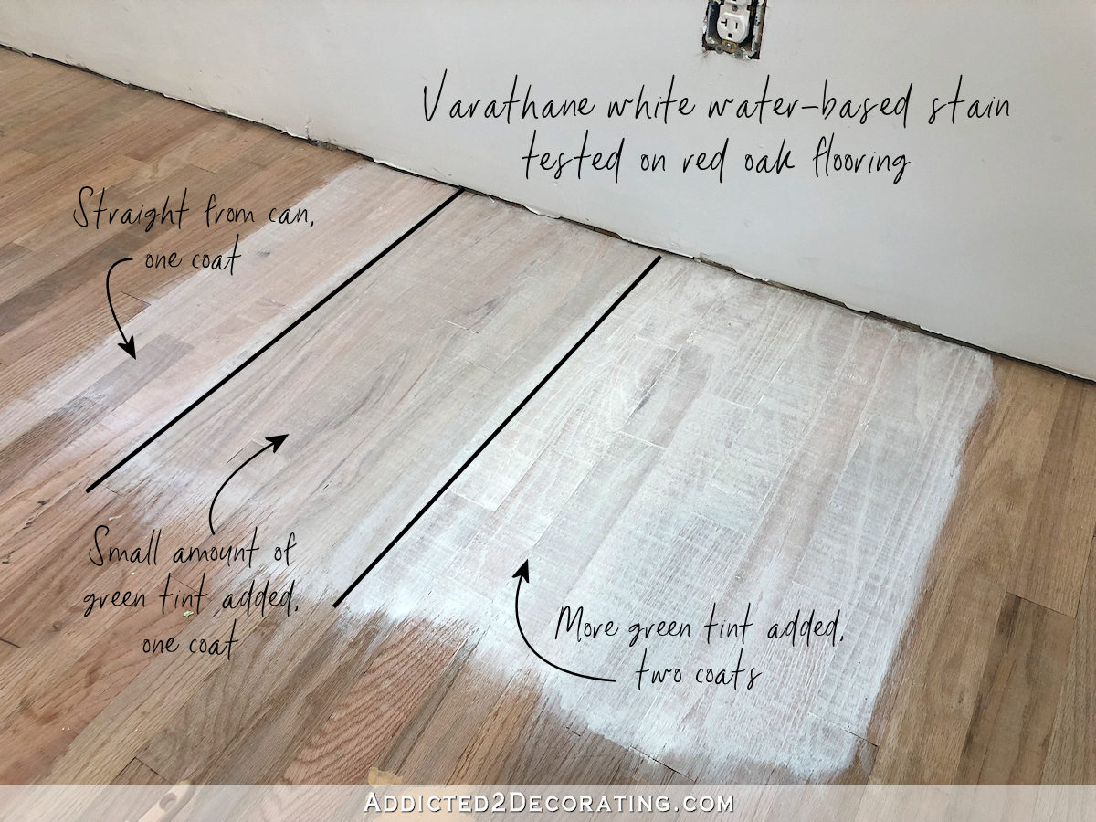 Testing Whitewash Finishes On Red Oak Hardwood Flooring Addicted 2 Decorating