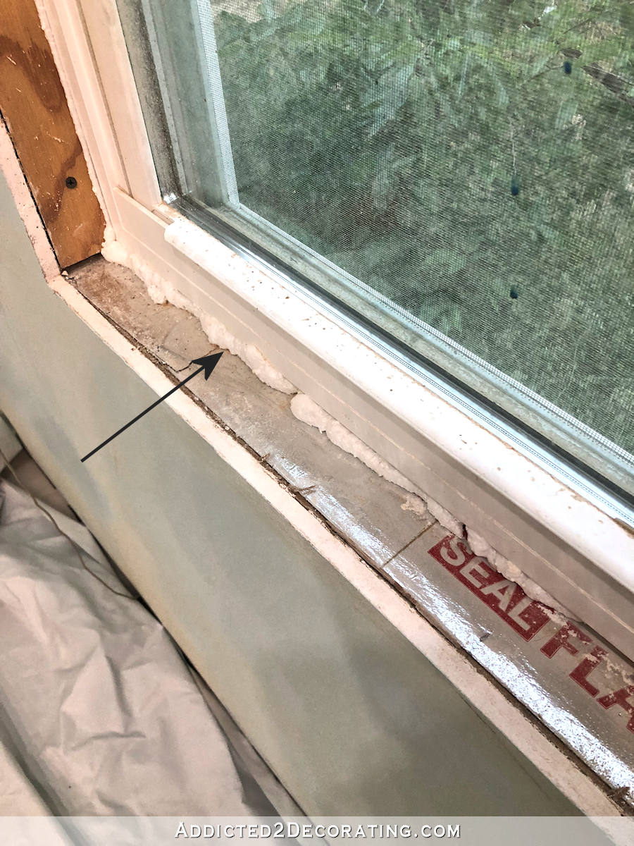 Remove excess insulation and drywall before installing window casings