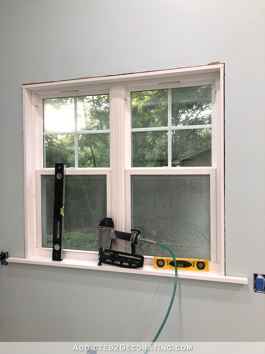 How to install window casings - install side jambs