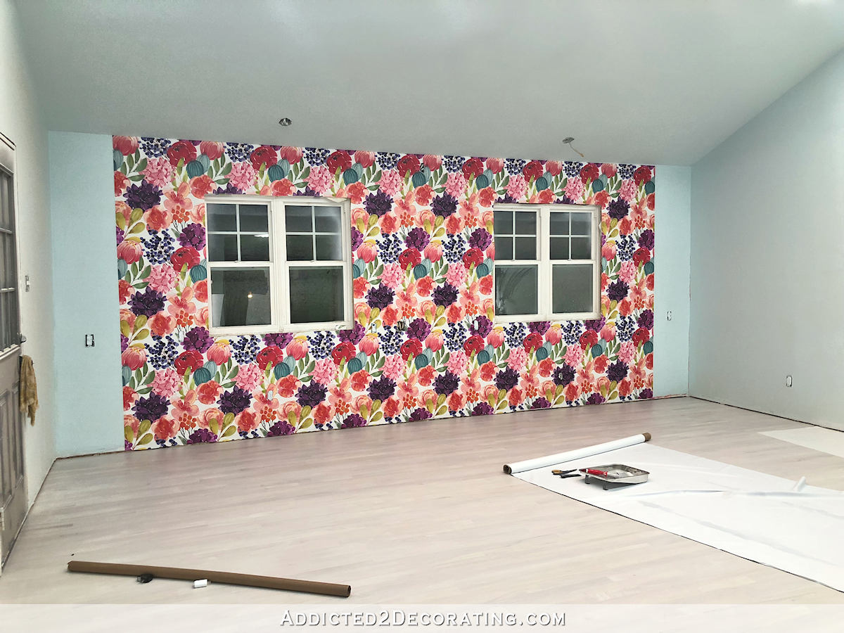 How to install Spoonflower water-activated wallpaper