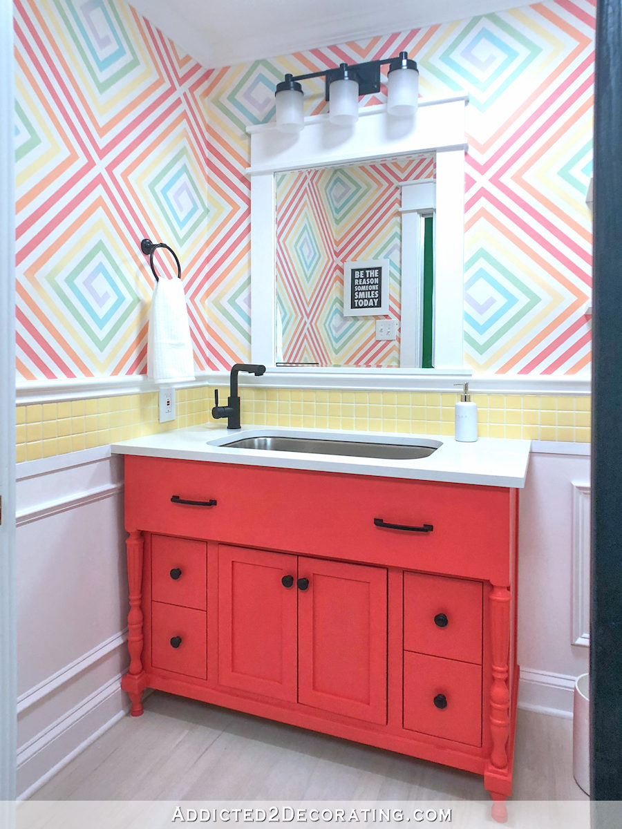 New Studio Bathroom Vanity Color