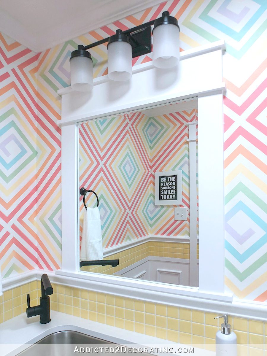 finished studio half bathroom - 3