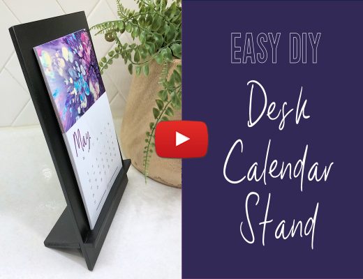 DIY Desk Calendar Stand