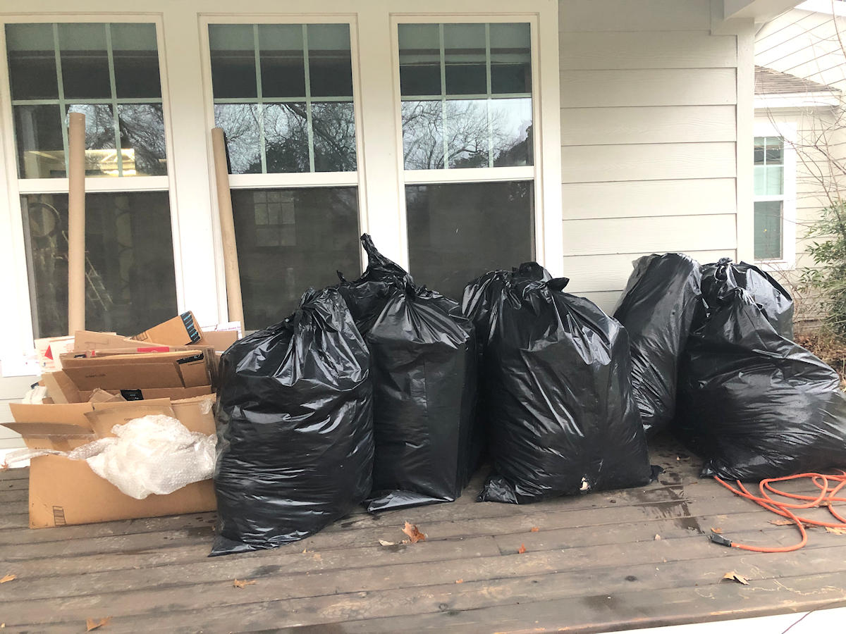 COP week 1 - eight bags, recycling - 2