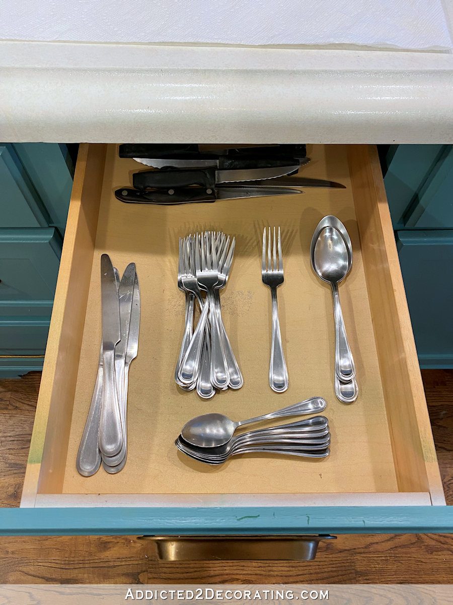 DIY utensil drawer organizer - 2