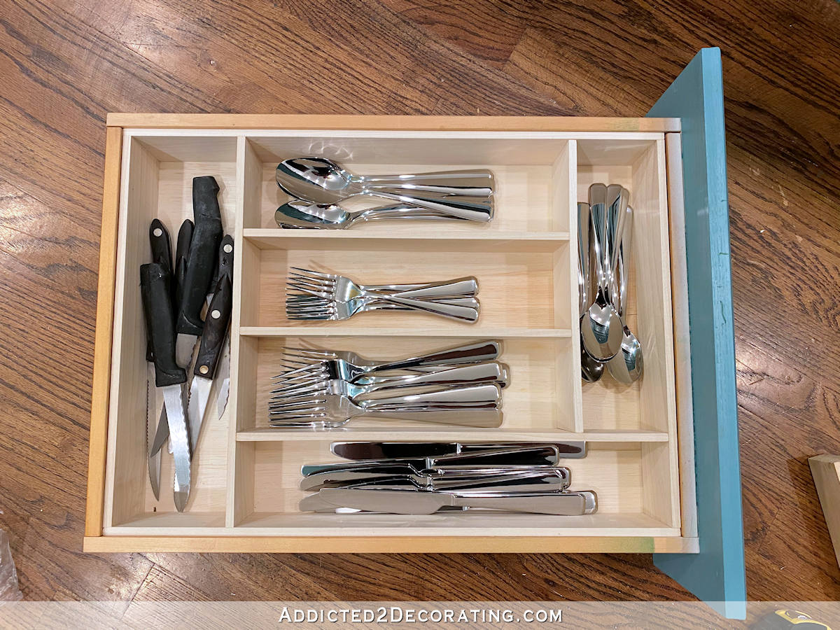 DIY utensil drawer organizer - 9