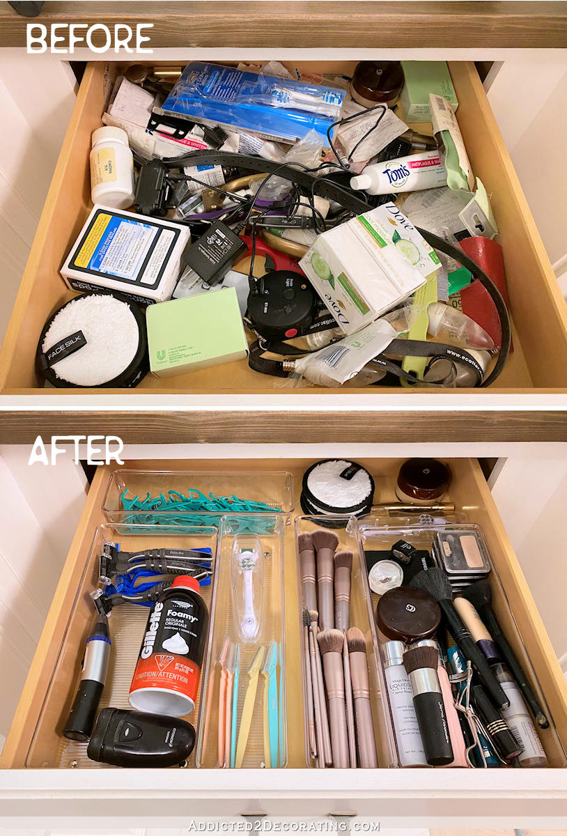 C.O.P. Week 6 — Quick and Easy Bathroom Organization