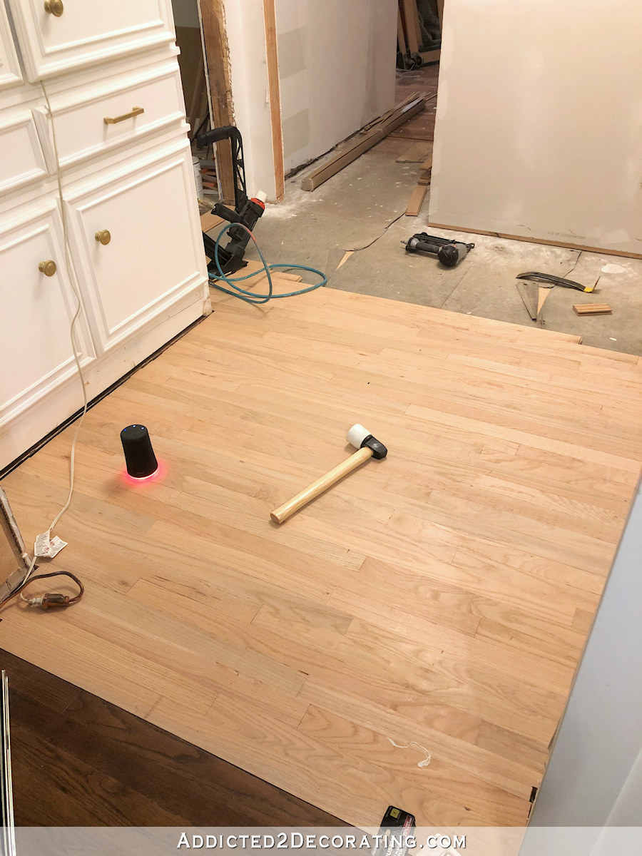 Hallway Hardwood Flooring Install Progress Plus A Few