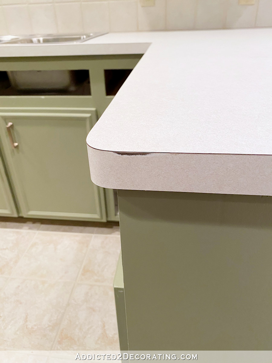 Diy Kitchen Countertop Installing New, How To Tile Over Old Countertop