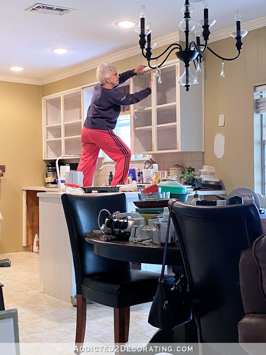 My Mom’s Kitchen Progress (Plus, My Amazing Mom!)