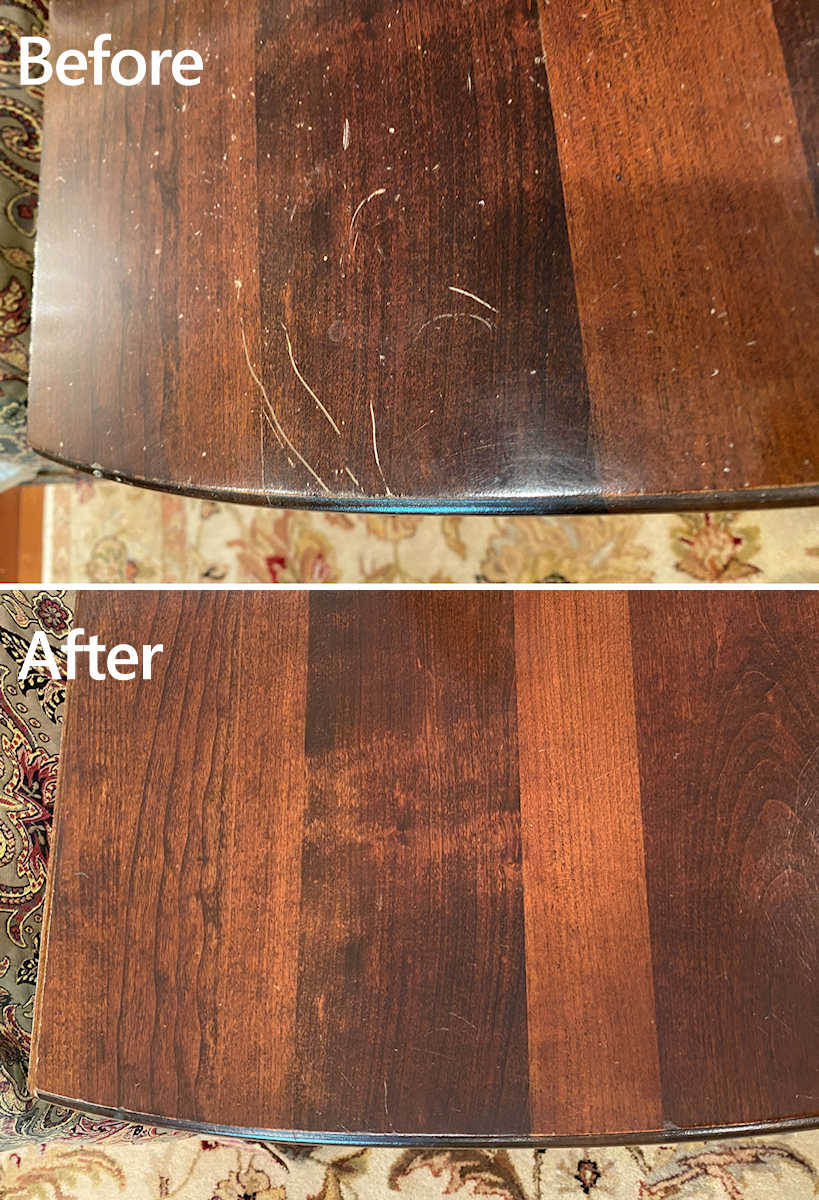 Refinishing Wood Furniture With…Mayonnaise? Yes!