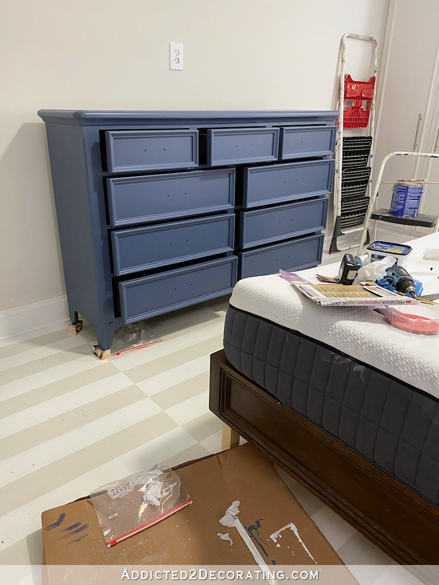 dresser makeover - step 5