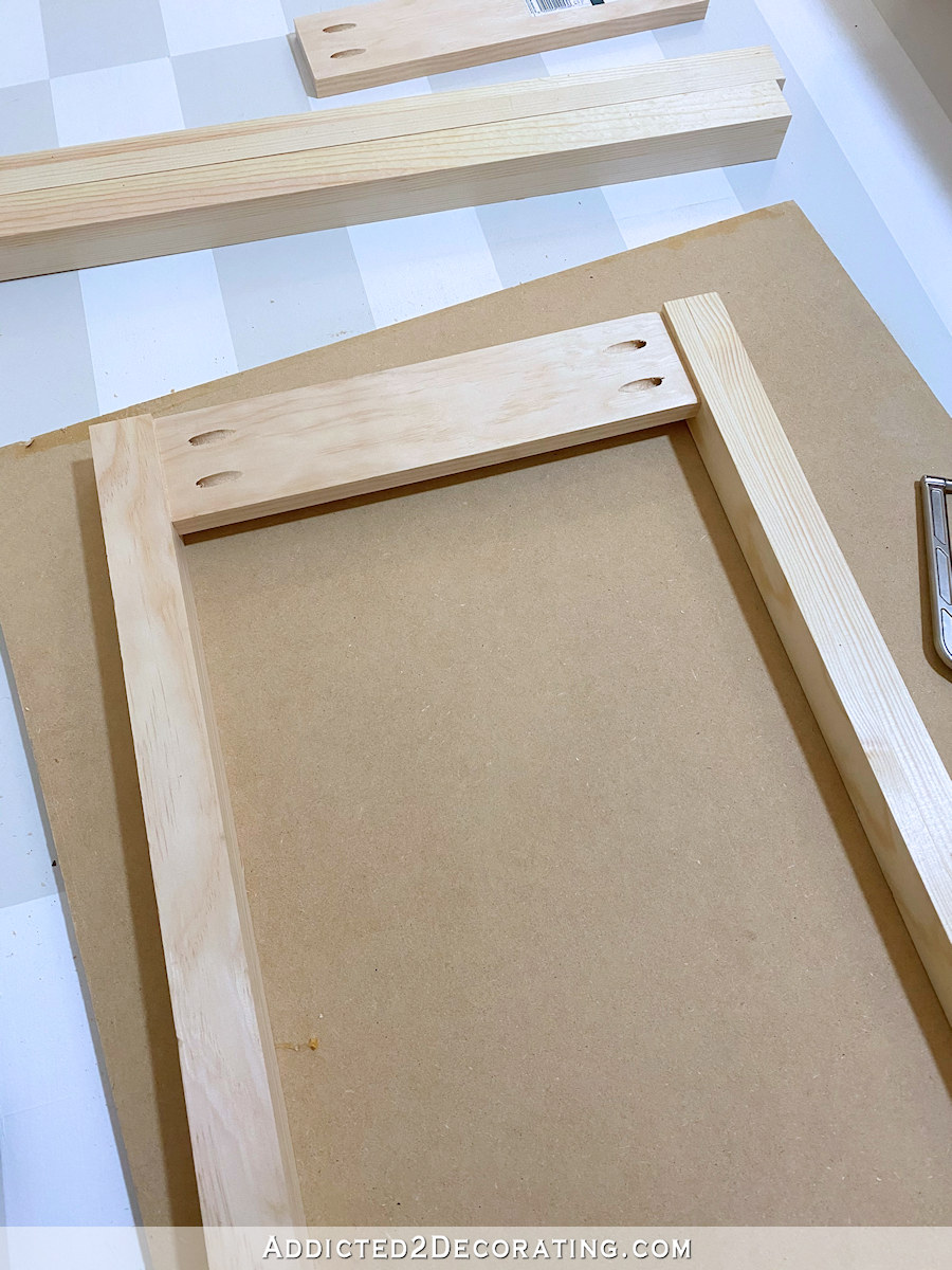 how to build a simple writing desk with a drawer - 6