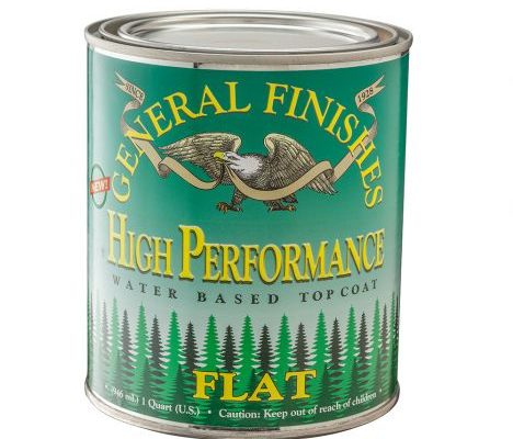 my favorite go to paint products - general finishes high performance topcoat flat