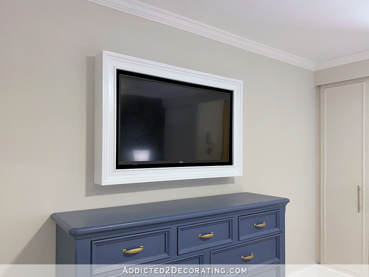 frame for wall mounted tv - 8