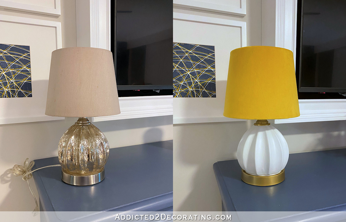 lamp makeover before and after