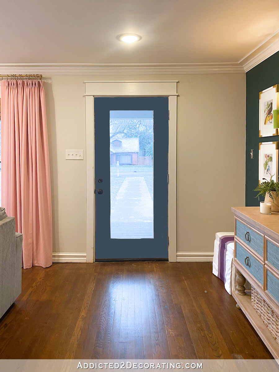 door color - dark teal