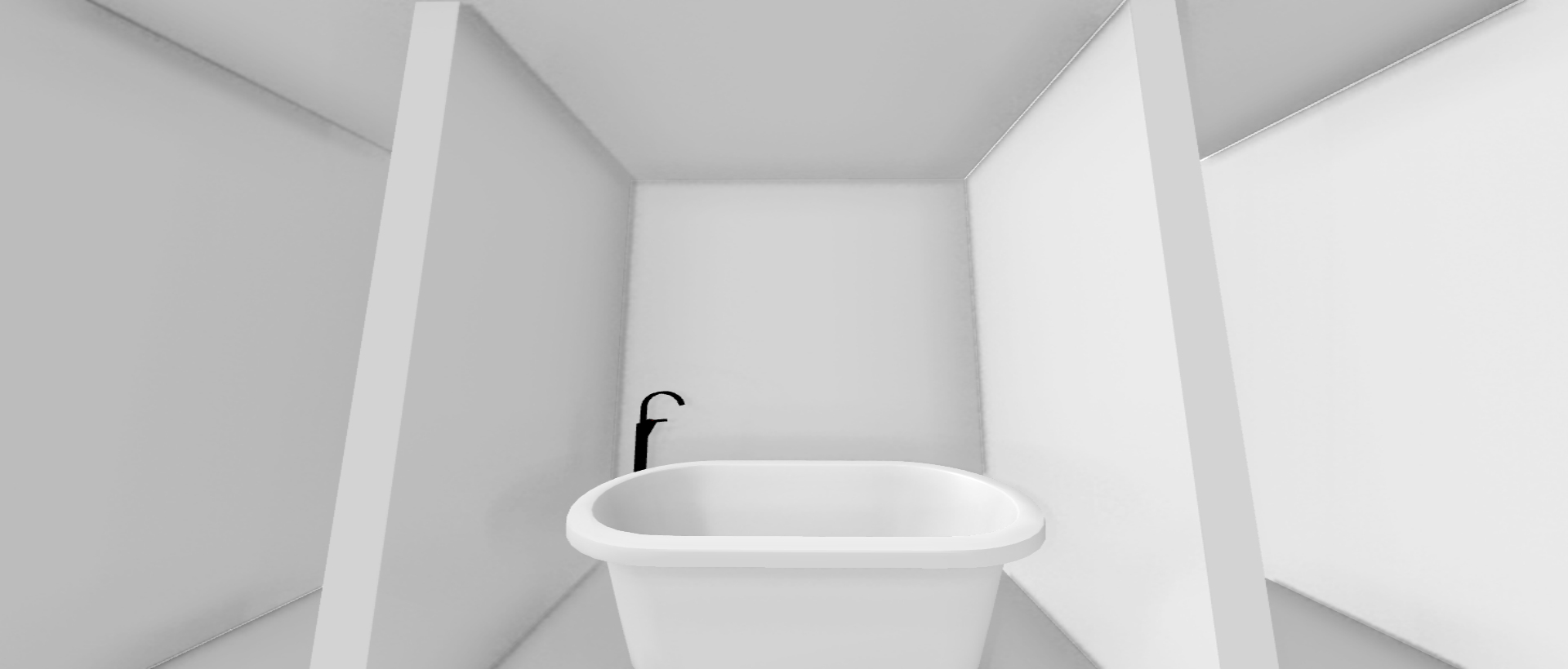 master bathroom floor plan - 3D - 1c