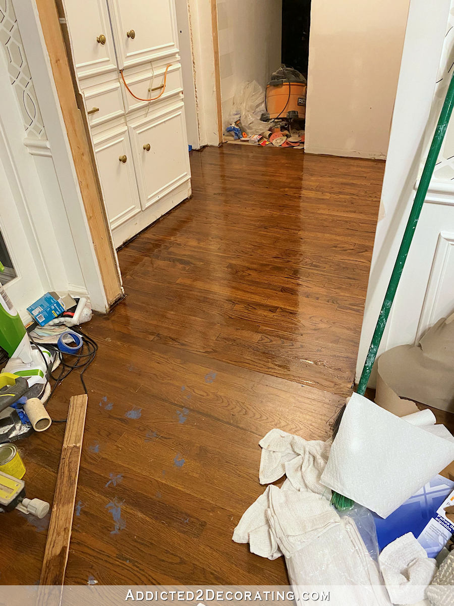 refinishing the hallway hardwood floor - attempt number 2 - 7