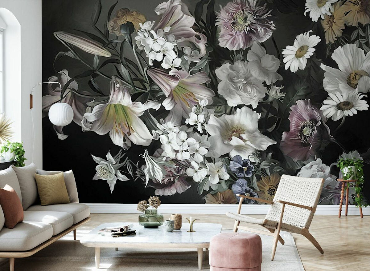 Fifteen Nature-Inspired Wall Murals & Wallpaper (Options For Our Master