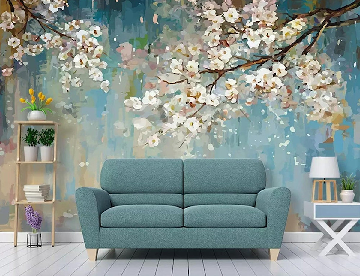 Fifteen Nature-Inspired Wall Murals & Wallpaper (Options For Our Master