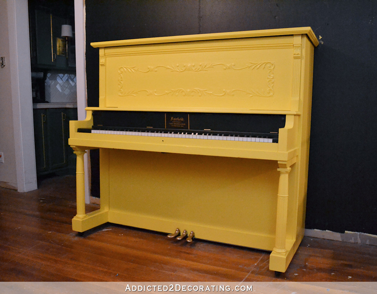 5-2015 painted and stained piano