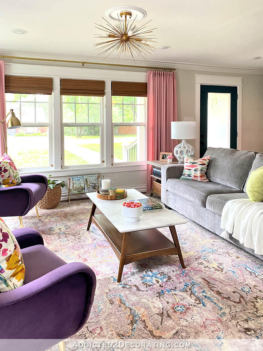 living room during the day in natural light