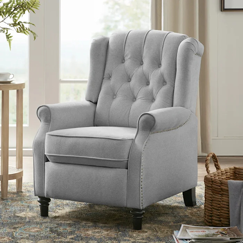 Light Gray Recliner