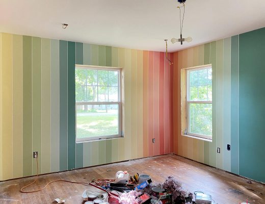 colorful gradient vertical stripe walls - 24