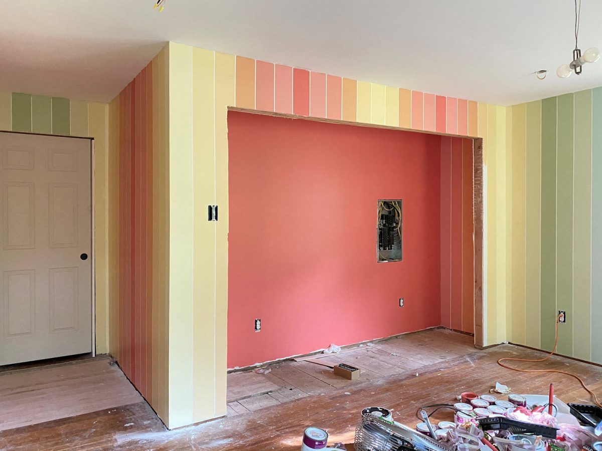 colorful gradient vertical stripe walls - 26