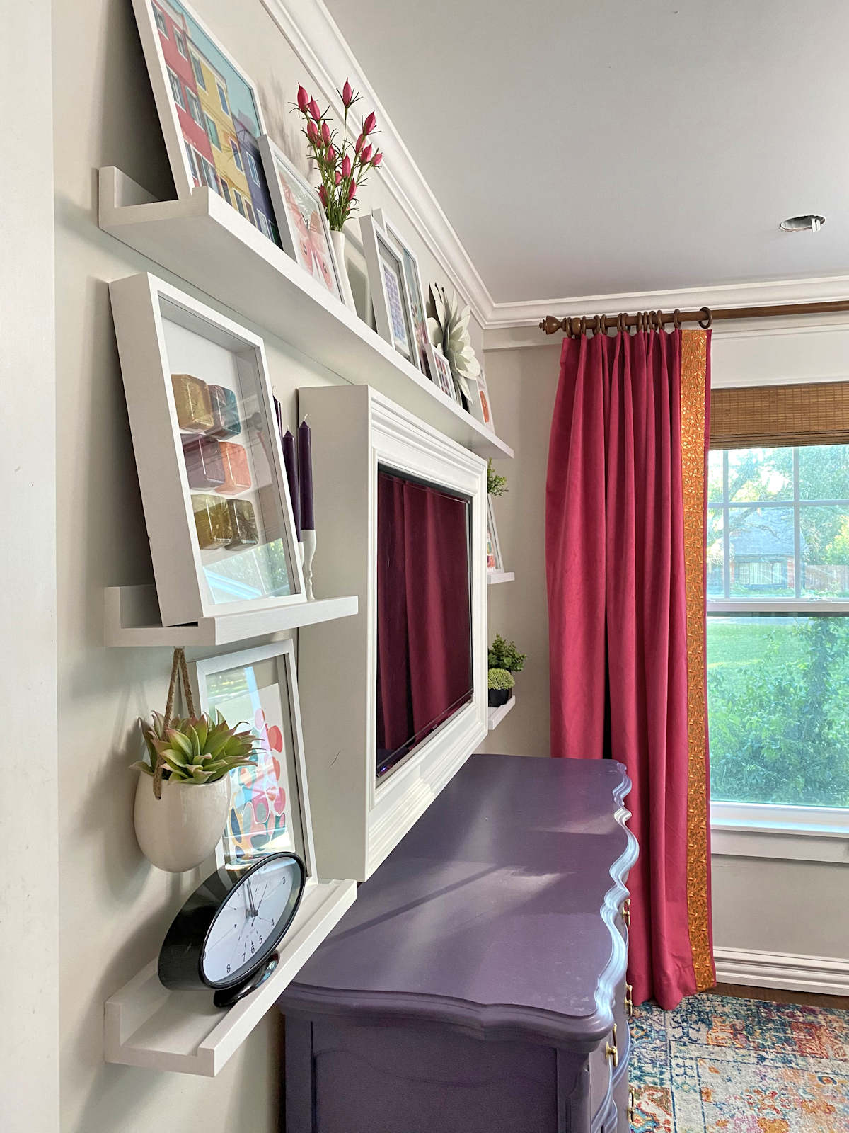 Simple DIY Picture Ledges (New Sitting Room Gallery Wall) - Addicted 2 ...