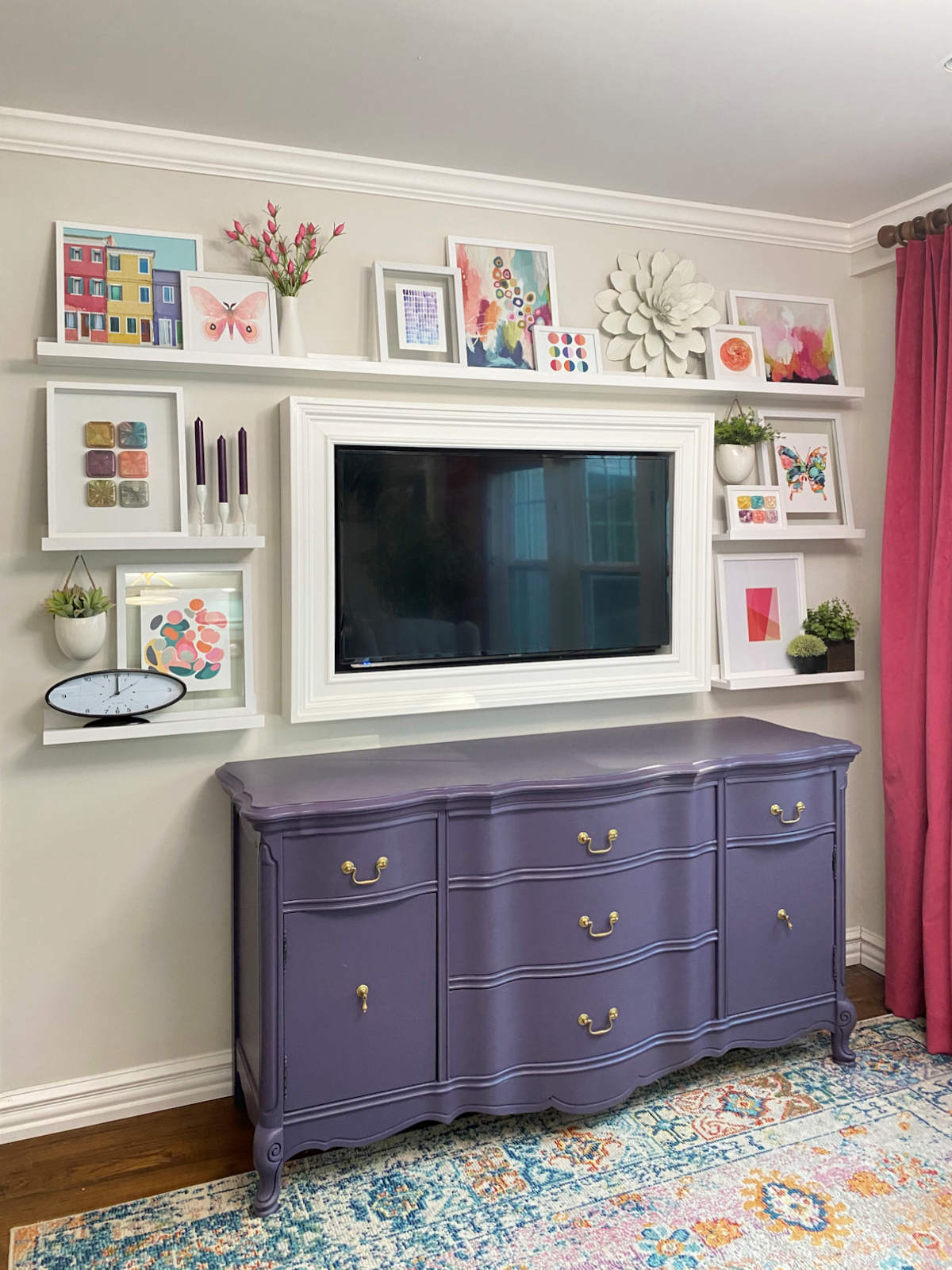 Simple DIY Picture Ledges (New Sitting Room Gallery Wall) - Addicted 2 ...