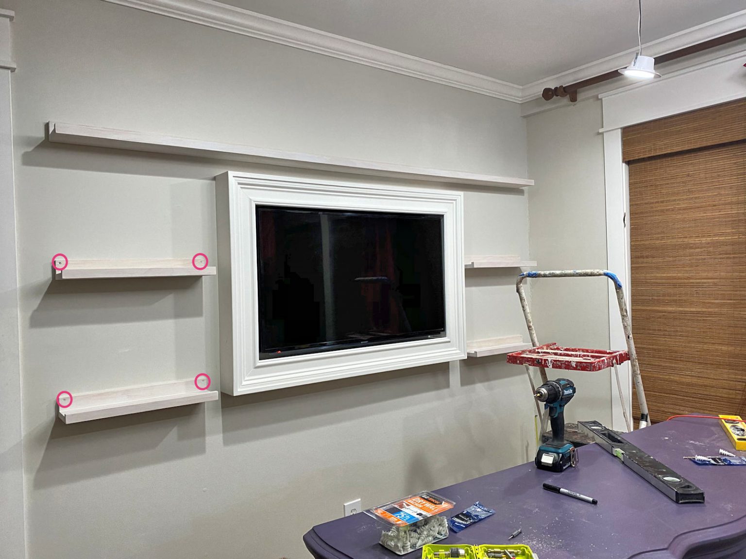 Simple DIY Picture Ledges (New Sitting Room Gallery Wall) - Addicted 2 ...